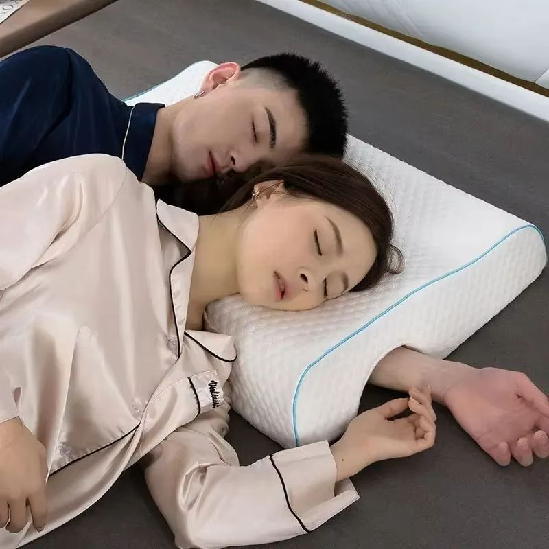 Orthopedic Memory Foam Cervical Pillow – Side Sleep Support with Slow Rebound Comfort for Couples