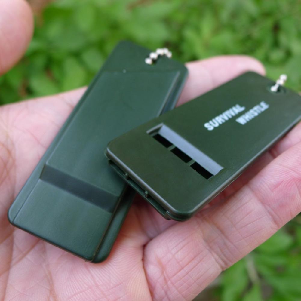 Tactical Survival Whistle High Pitched Emergency Safety Gear for Hiking & Camping