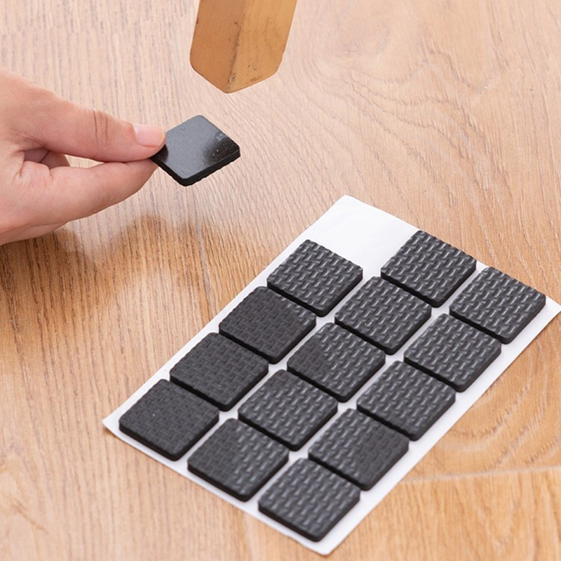 Furniture Pads, Adhesive Rubber DIY Furniture Feet Pad, Table Legs Stools, Chairs Mats, Table And Chair Foot Protect
