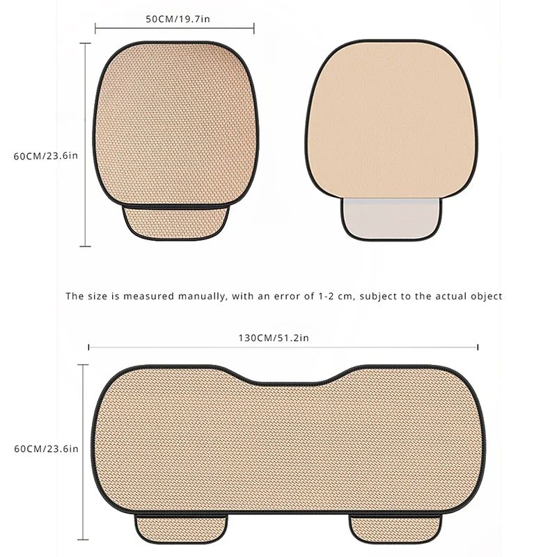 Breathable Ice Silk Car Seat Cushion Non-Slip Wear-Resistant Universal Cover