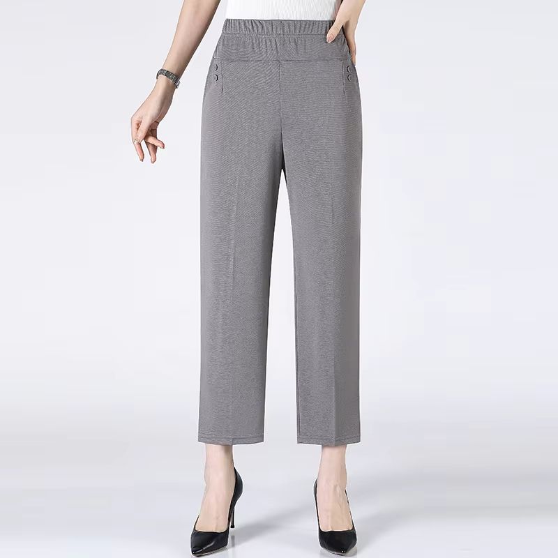 BreezeFlex High Waisted Summer Pants – Lightweight Breathable Loose Fit