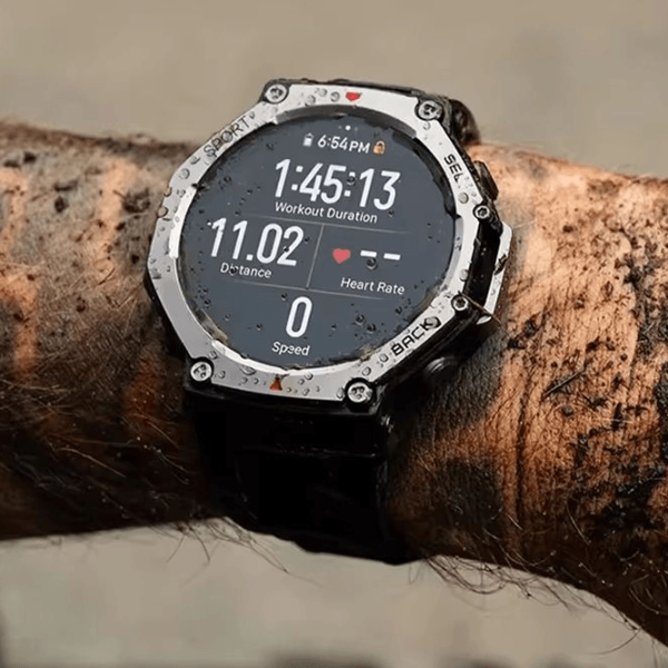 Military Smartwatch with Bluetooth & GPS, Waterproof Adventure Watch