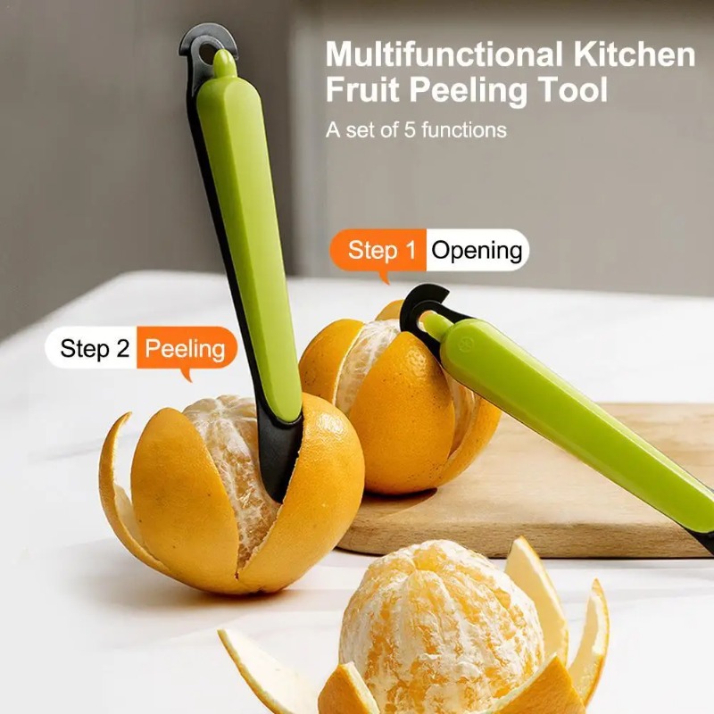 Orange Peeler Pulp Mango Peeler, Multifunctional Kitchen Tool for Lemon & Oranges