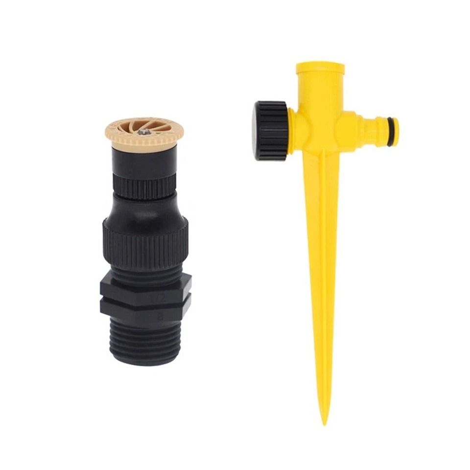 Degree Lawn Sprinkler Adjustable Rotating Garden Irrigation Sprinkler for Yard and Patio