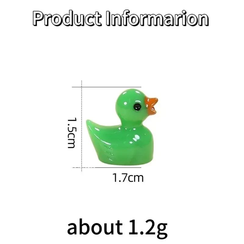 Glow in the Dark Mini Duck Figurines