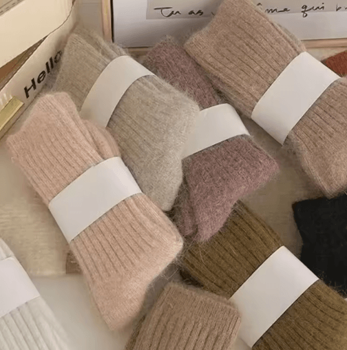 Womens Thermal Wool Socks – Thick Cashmere Warm Long Winter Socks