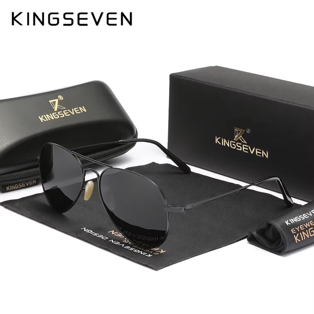 KINGSEVEN Pilot Sunglasses for Women – Polarized UV400 Luxury Eyewear