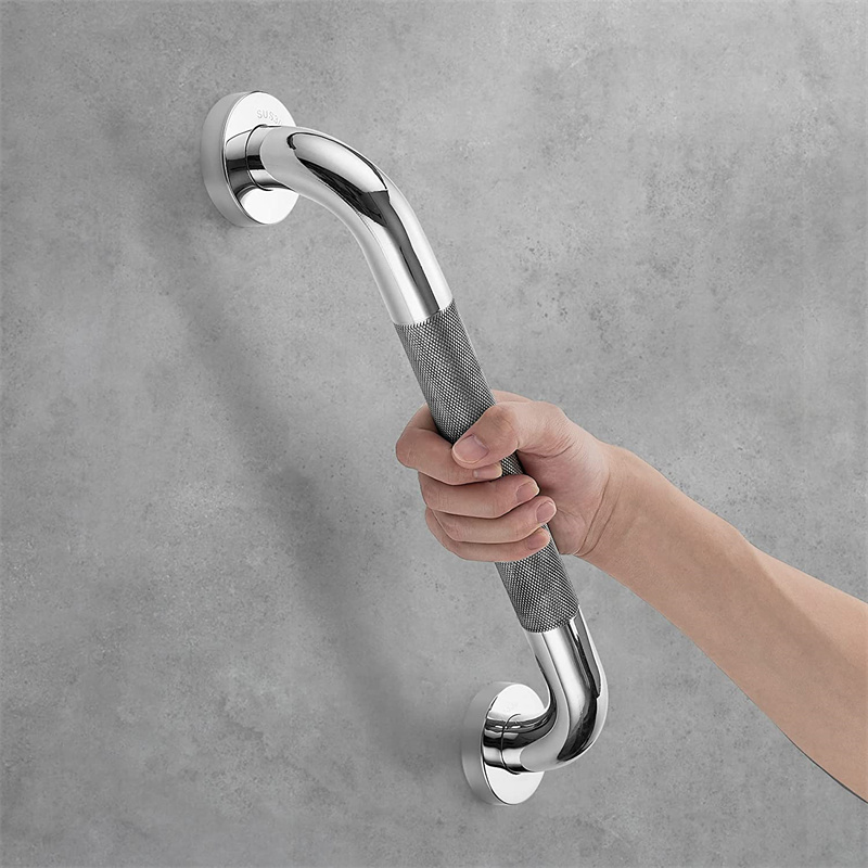 Stainless Steel Bathroom Handrail Grab Bar – Anti-Slip Shower Safety Support Handle