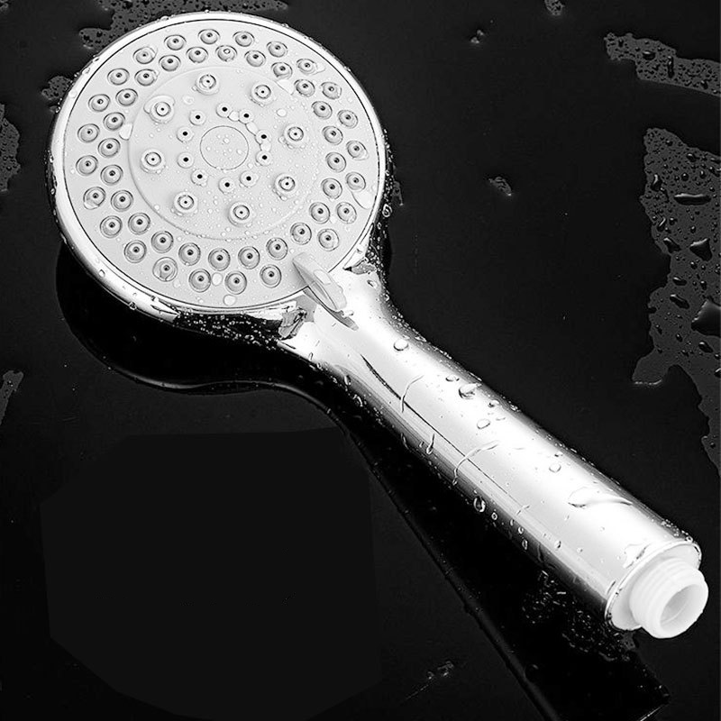 Five-speed Large Water Outlet Shower Head Set Adjustable High Quality Plastic Sealed Universal Handheld Bathroom Shower