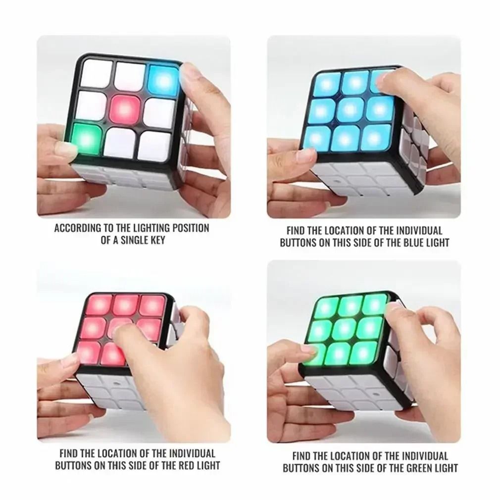 Smart Voice Electronic Magic Cube 3x3 Magnetic Brain Training Toy
