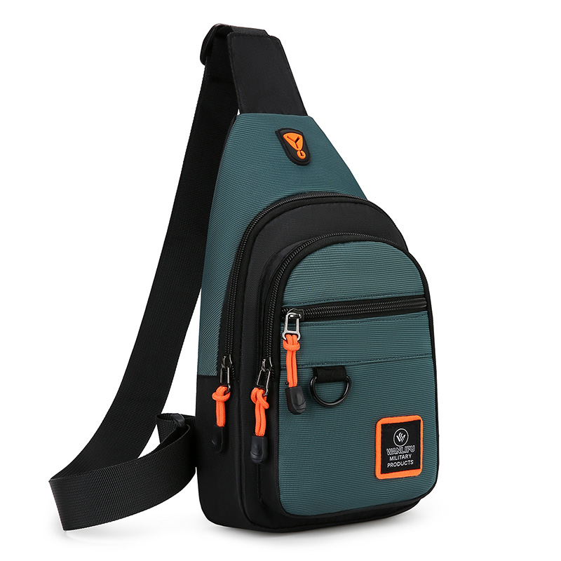 Casual Mens Sling Bag Lightweight Nylon Crossbody for Running Cycling and Travel