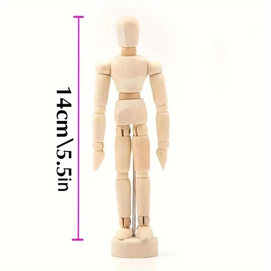 Wooden Drawing Mannequin Posable Artist Sketch Figure Model