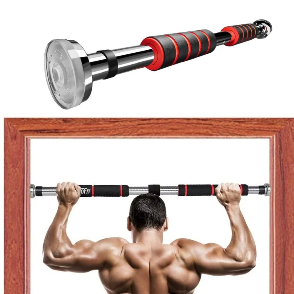 Heavy Duty Telescopic Pull-Up Bar Adjustable Non Slip Chin Up Bar for Home Gym