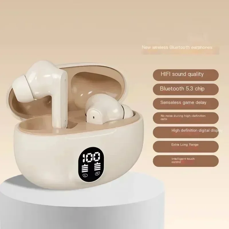 Wireless Gaming Earbuds with Mic Noise Reduction TWS Bluetooth Headphones