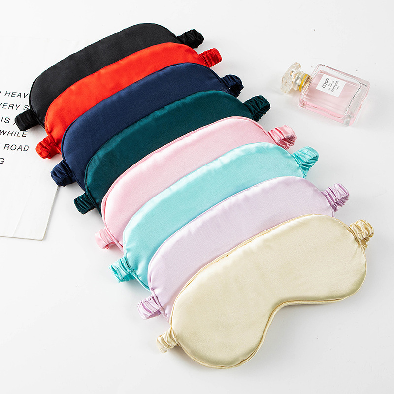 Imitated Silk Sleep Mask for Relaxation and Eye Care Soft Eye Patch for Comfortable Travel and Health Shield