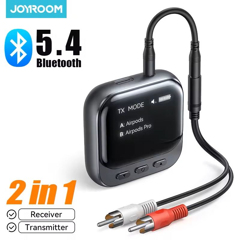 Bluetooth Car Adapter 2 in 1 Receiver and Transmitter with LED Display