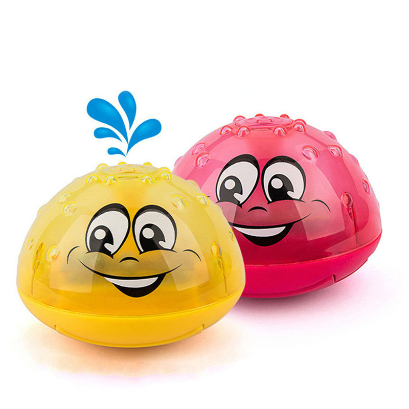 Electric Water Spray Ball with Light Baby Bath Toys for Toddlers, Infants, Children - Fun Bathtub & Swimming Toy