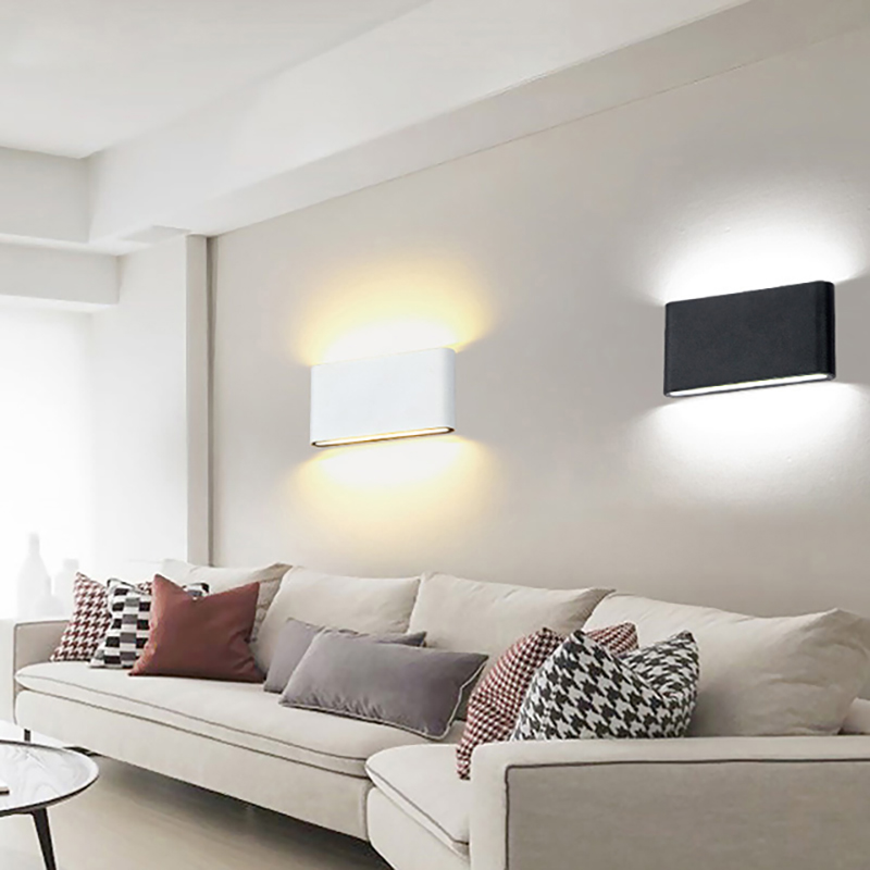 Modern Style Nordic Wall Light Aluminum, Waterproof Up Down Lamp, Indoor Corridor Lights for Bedroom, Stairs, Bedside