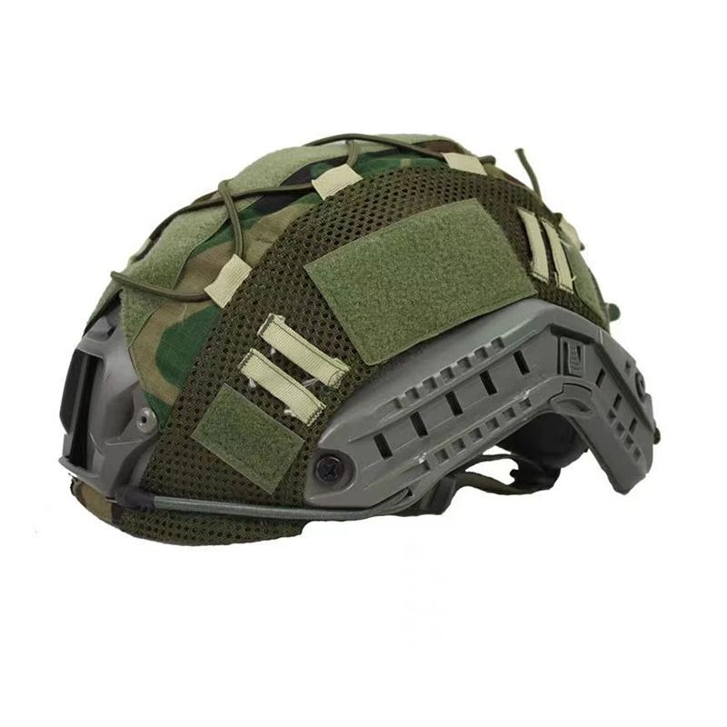 Tactical Helmet Cover Camo Fast Airsoft Paintball High Cut Helmet Cloth