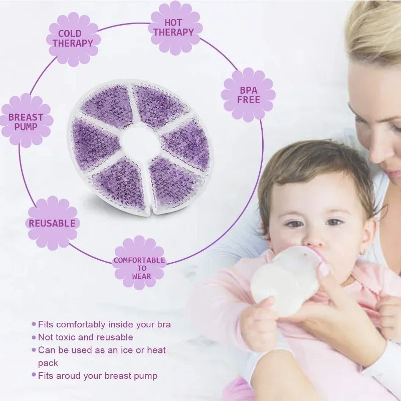 Reusable Hot and Cold Breast Therapy Gel Pads