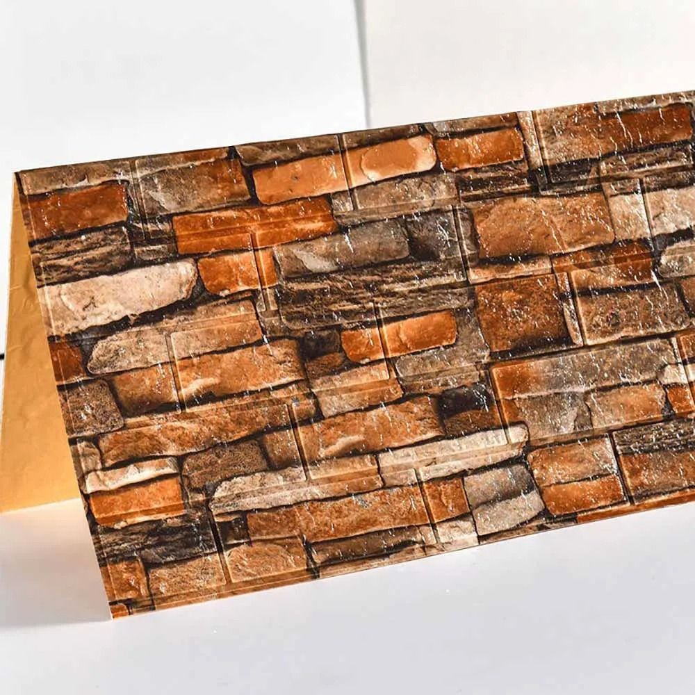 3D Brick Wall Sticker Self Adhesive Foam Wall Panel Waterproof Wallpaper