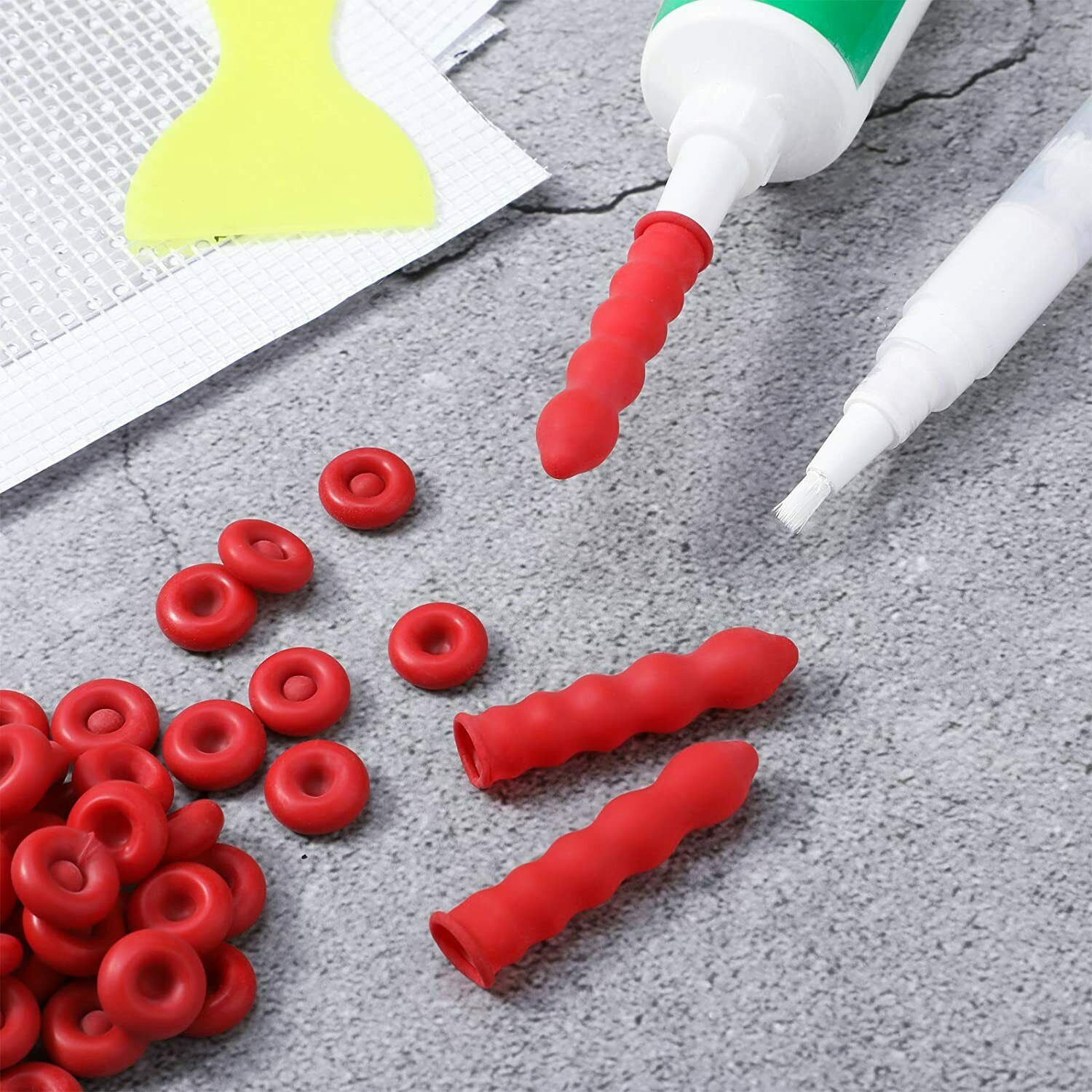 Glue Mouth Protective Cap – Reusable Nozzles Cap for Glass Glue, Caulk, and Sealant Tubes