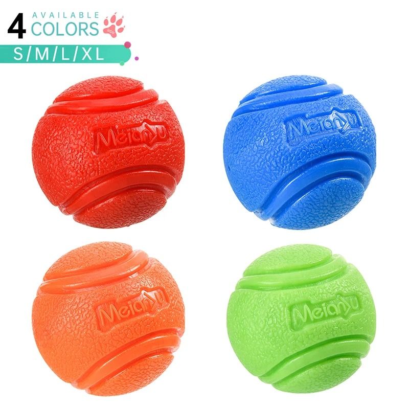 Durable Rubber Dog Toy Ball for Chewing and Play