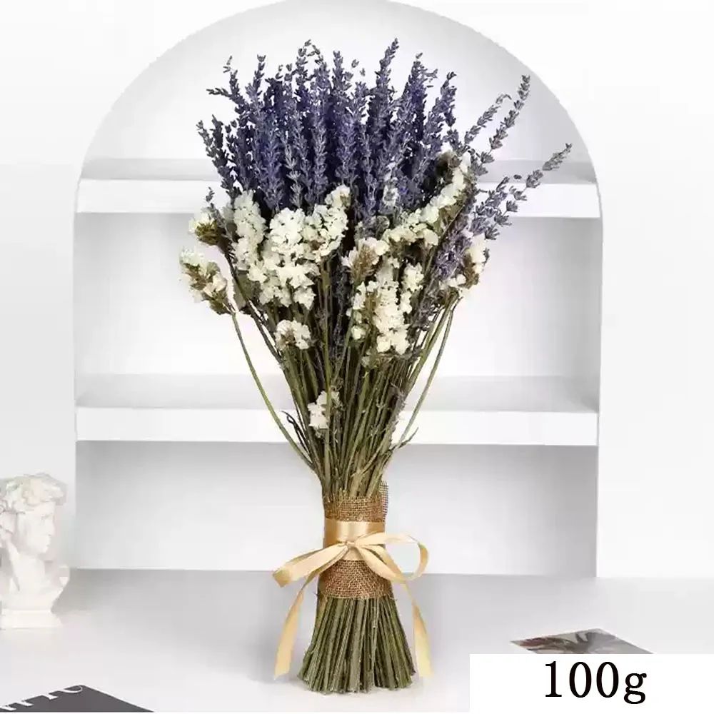 Lavender Gypsophila Dried Flower Bouquet