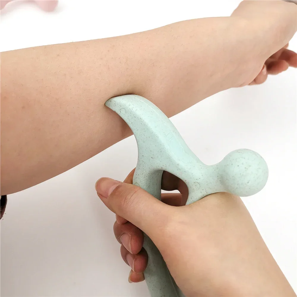 Big Head Acupoint Massage Spa, Hand Reflexology, Foot Body Gua Sha Massage Tools Point