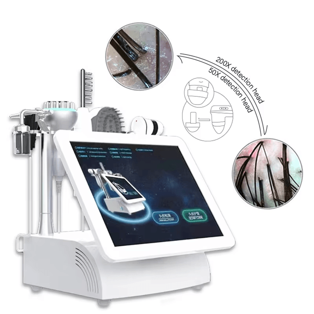 5 in 1 Hair Scalp Analyzer and High Frequency Hair Regrowth Device