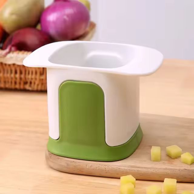Everyday Chef Hand-Press Vegetable & French-Fries Cutter – Cucumber & Potato Slicer Deluxe