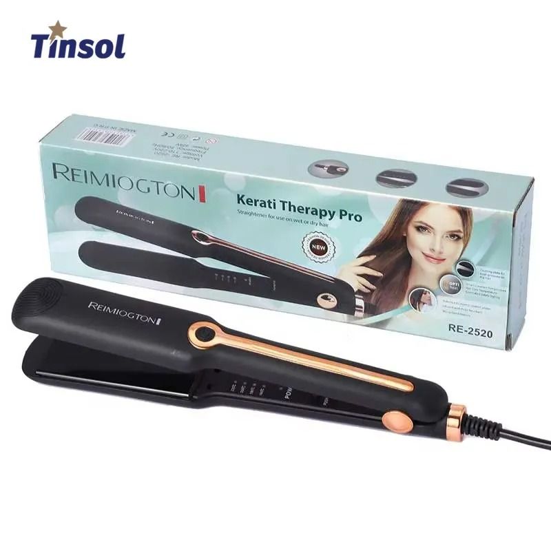 Professional Hair Straightener and Curler Ceramic Flat Iron with Adjustable Temperature and Negative Ion Technology