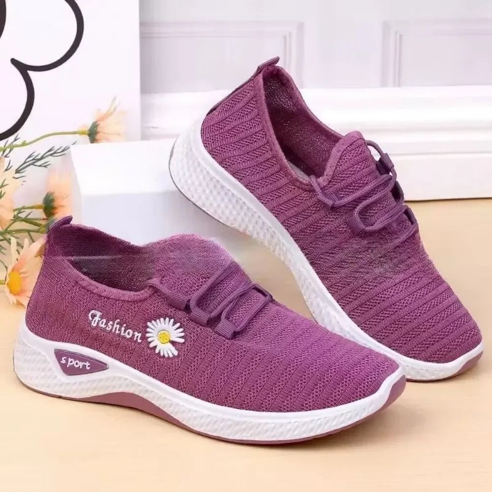 Women Breathable Mesh Running Sneakers Lightweight Casual Shoes