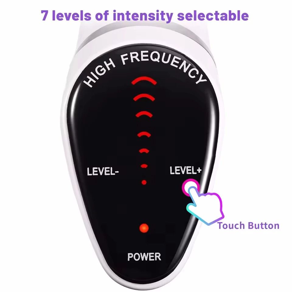 6-in-1 High Frequency Facial Machine Touch Panel for Skin Care & Acne Treatment