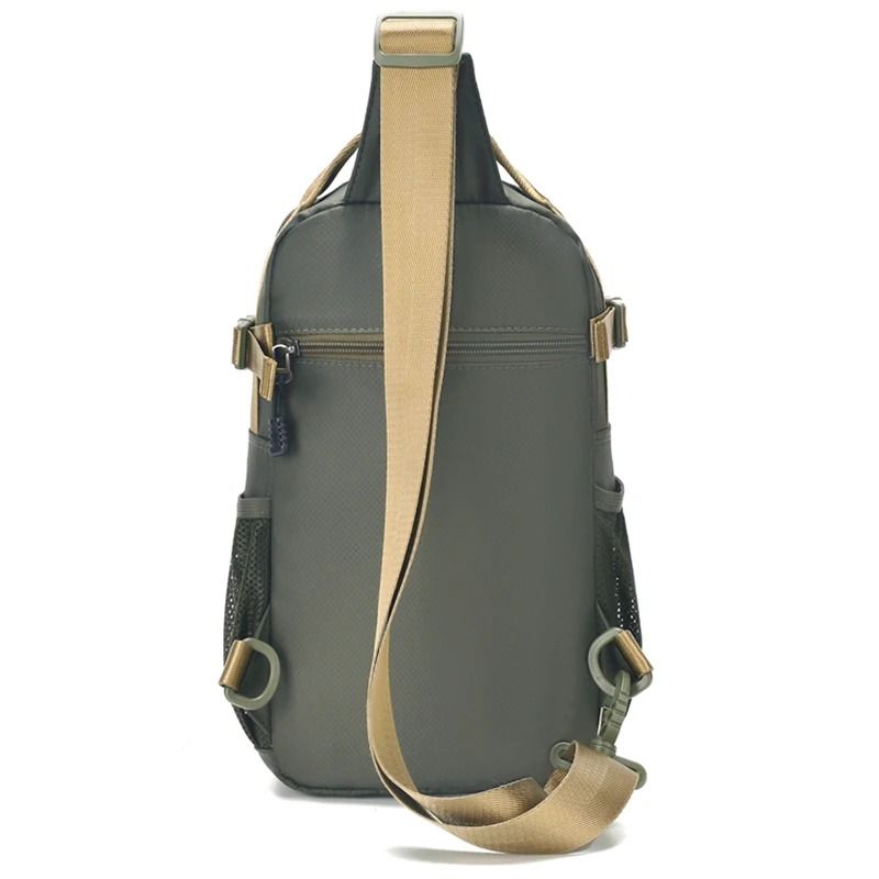 Lightweight Men Crossbody Chest and Shoulder Bag with Large Capacity