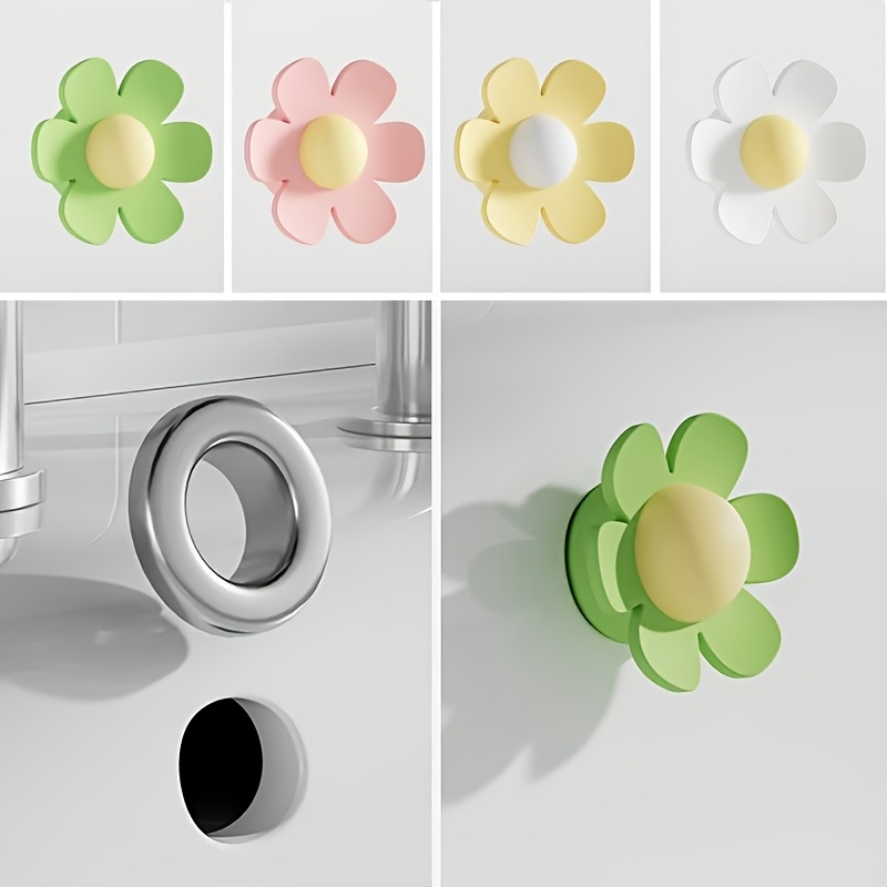 Durable Silicone Sink Overflow Hole Plug, Prevents Clogging in Kitchen and Bathroom Basins