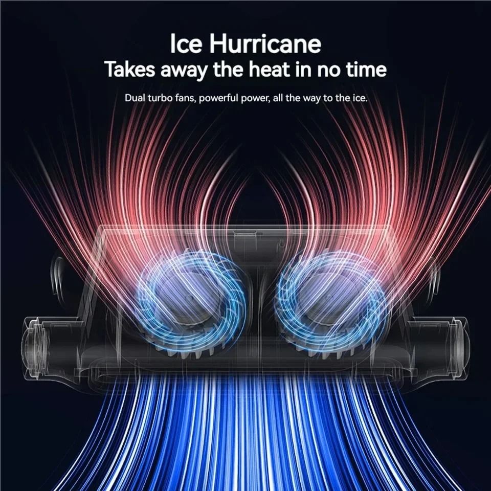 Portable Rechargeable Car Seat Cooling Fan with Adjustable Airflow and Quiet Operation