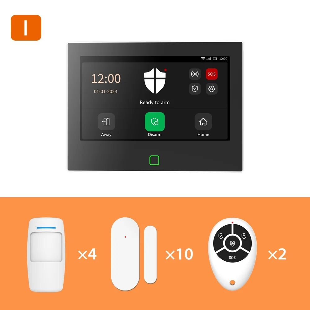 7-Inch HD Smart Security Hub - 4G WiFi Total Home Protection