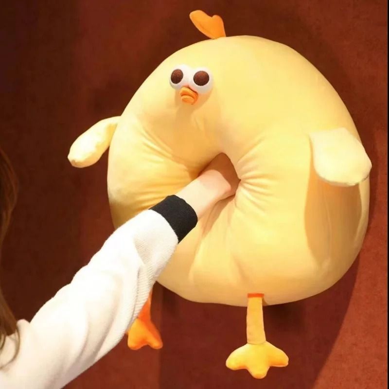 Funny Fat Chicken Plush Toy Pillow and Neck Cushion Gift