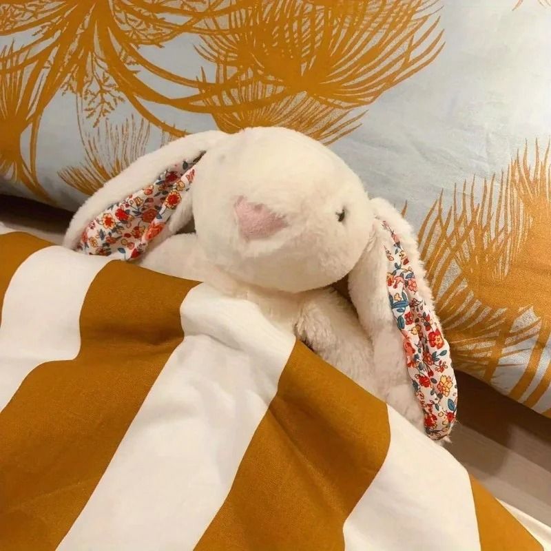 Cute Long Ear Sitting Rabbit Plush Doll