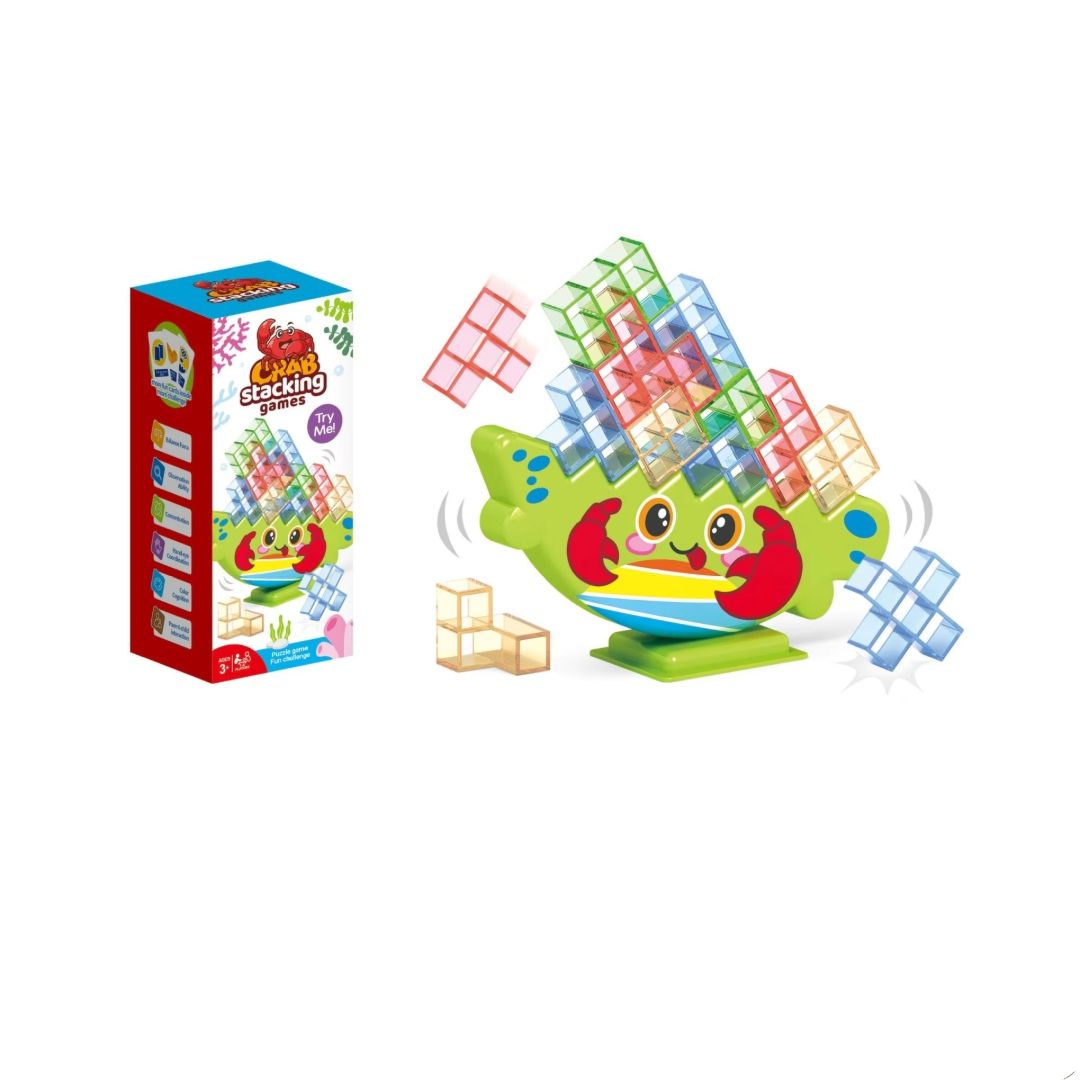 Dino Tetris Balance Stacking Game