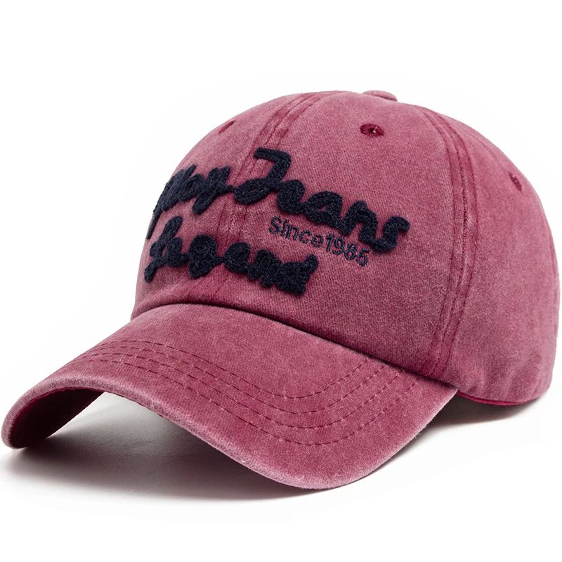 CNTANG Cotton Letter Embroidery Baseball Cap