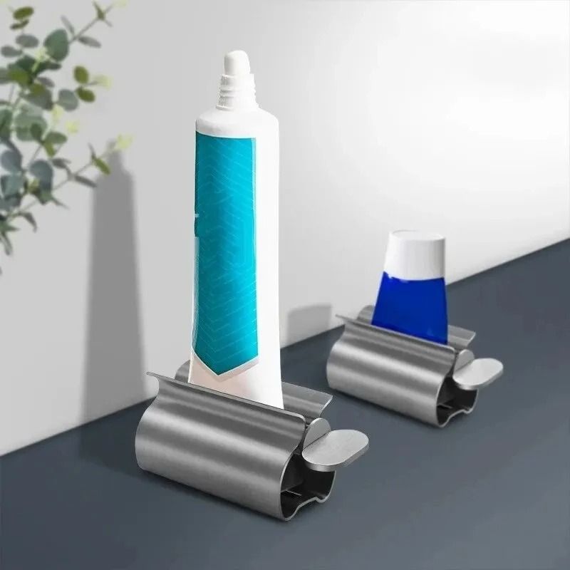 Stainless Steel Toothpaste Tube Squeezer Roller for Bathroom and Cosmetics