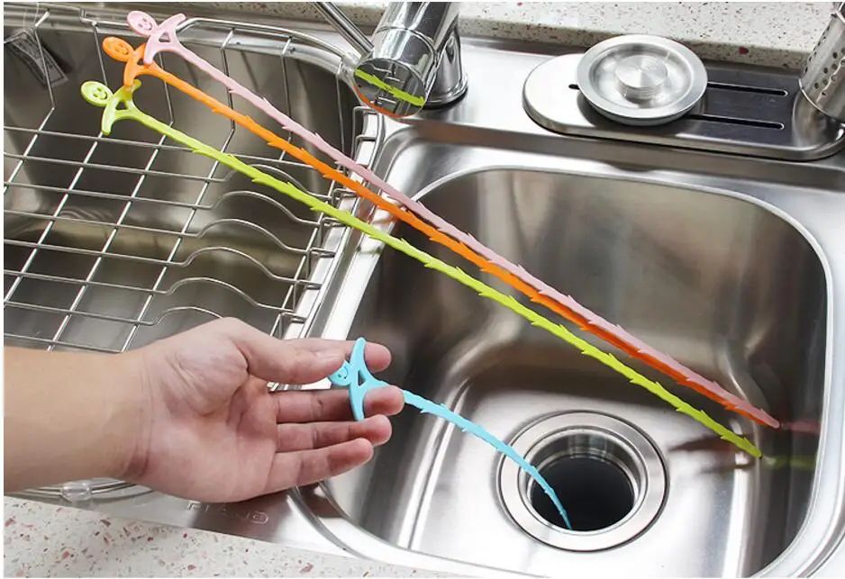 Drain Cleaner Tool Set Sink Drain Snake Hair Removal Tool