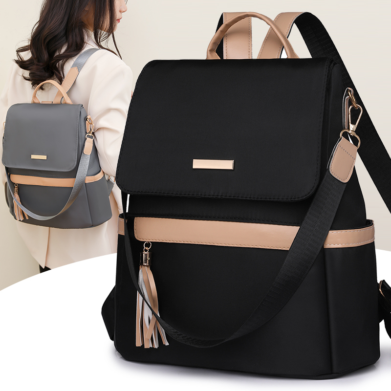 Secure Urban Minimalist Anti Theft Backpack Sleek Water Resistant Travel Daypack