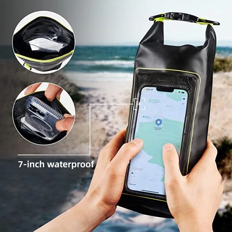 Touch Screen Transparent Dry Bag Backpack 2L and 5L