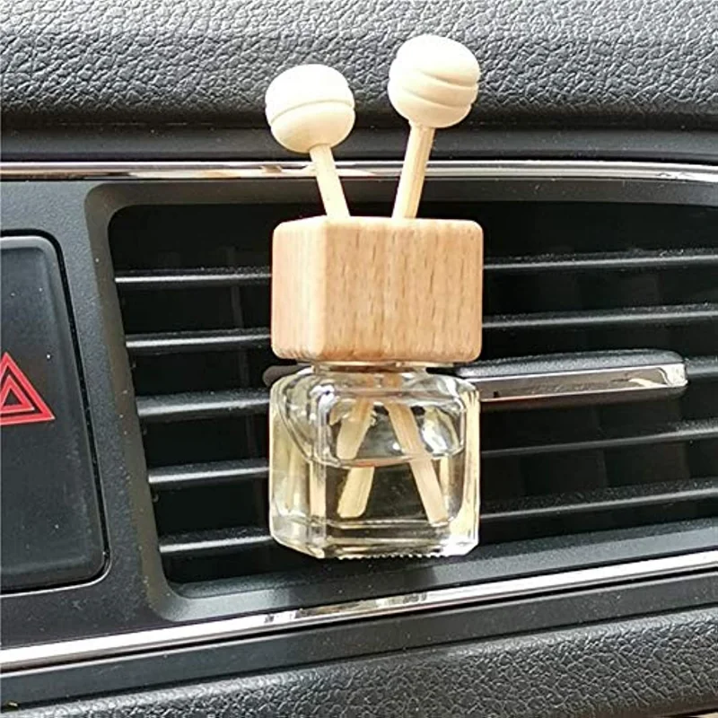 Car Essential Oil Diffuser Bottle Air Freshener Hanging Aromatherapy Perfume Ornament