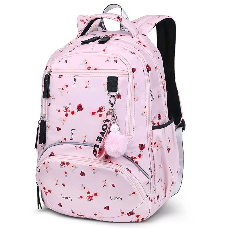 Waterproof School Backpack – Large Cute Printed Book Bag for Kids & Teen Girls