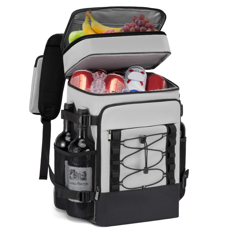 Insulated Cooler Backpack Large Capacity Thermal Picnic Bag for Camping Travel