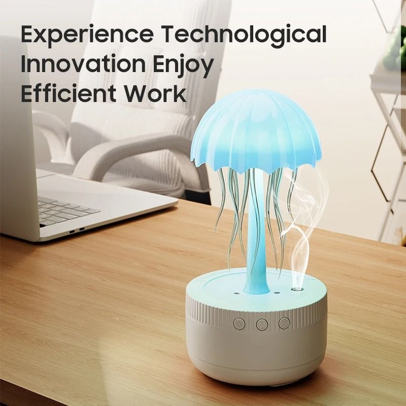 Dynamic Jellyfish Essential Oil Diffuser with Night Light